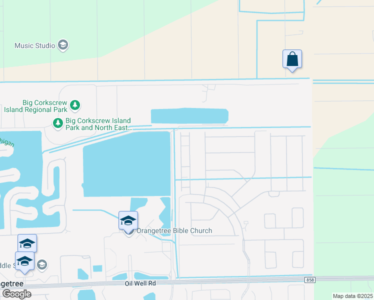 map of restaurants, bars, coffee shops, grocery stores, and more near 2760 Blossom Way in Naples