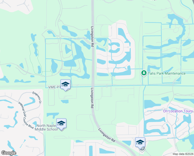 map of restaurants, bars, coffee shops, grocery stores, and more near 16453 Celebrita Court in Naples