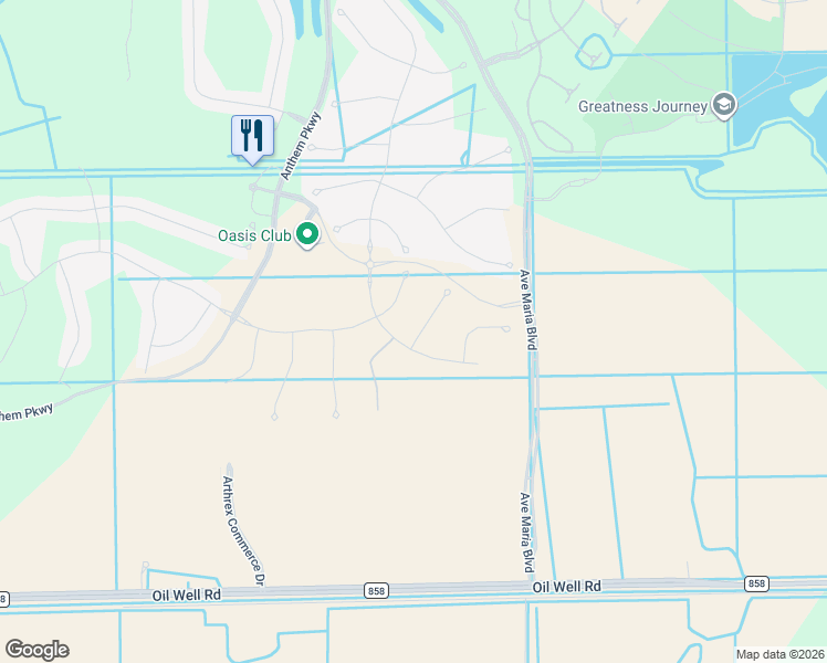 map of restaurants, bars, coffee shops, grocery stores, and more near 6169 Triumph Lane in Immokalee