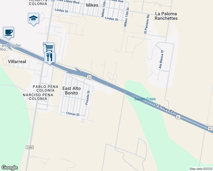 map of restaurants, bars, coffee shops, grocery stores, and more near in 