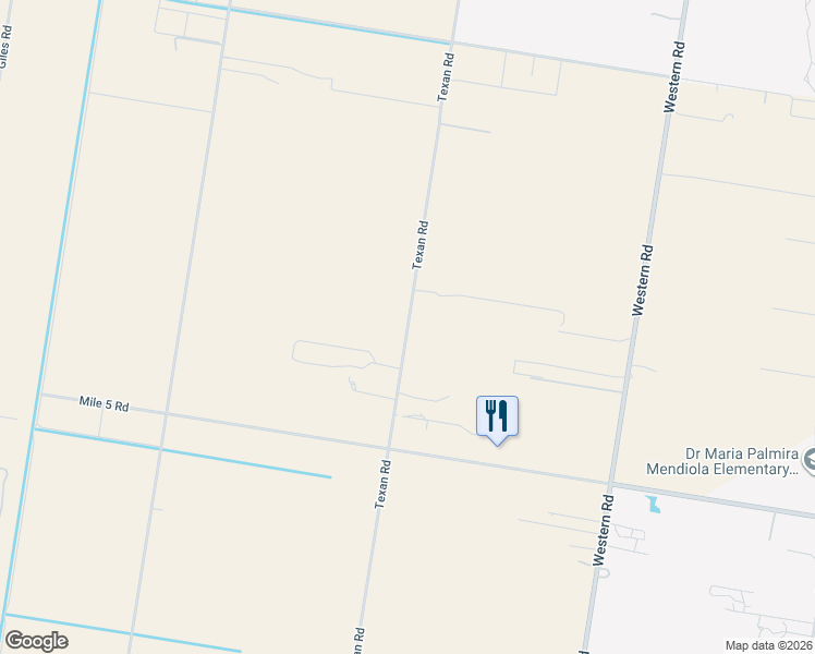 map of restaurants, bars, coffee shops, grocery stores, and more near 6550 Texan Road in Mission