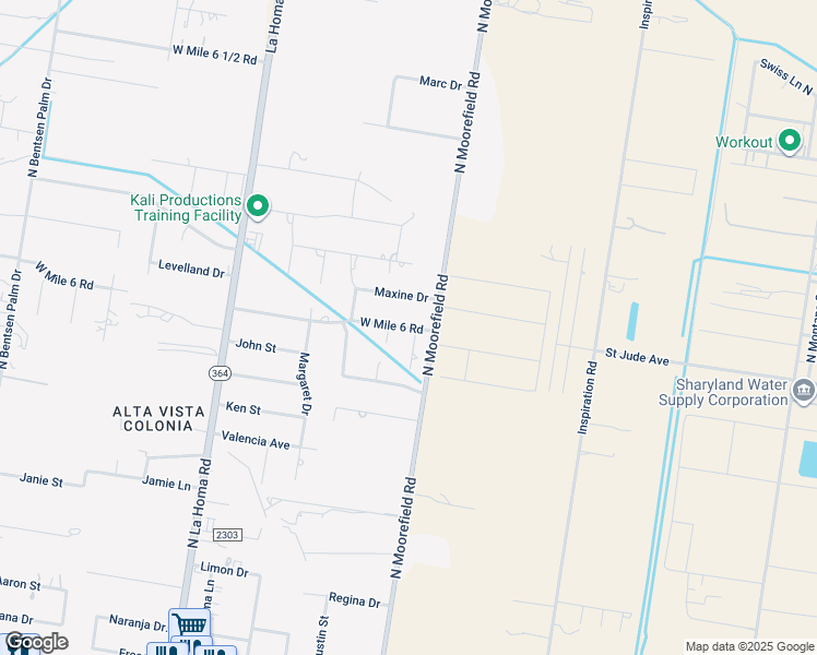 map of restaurants, bars, coffee shops, grocery stores, and more near 7208 Chiquita Circle in Mission