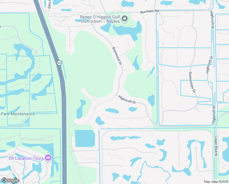 map of restaurants, bars, coffee shops, grocery stores, and more near 4277 Brynwood Drive in Naples