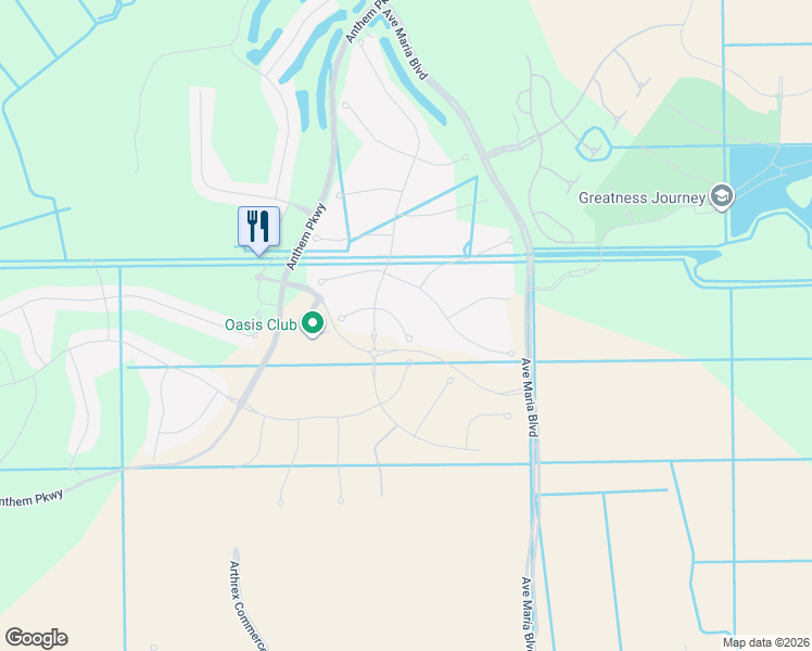 map of restaurants, bars, coffee shops, grocery stores, and more near 6153 Triumph Lane in Immokalee