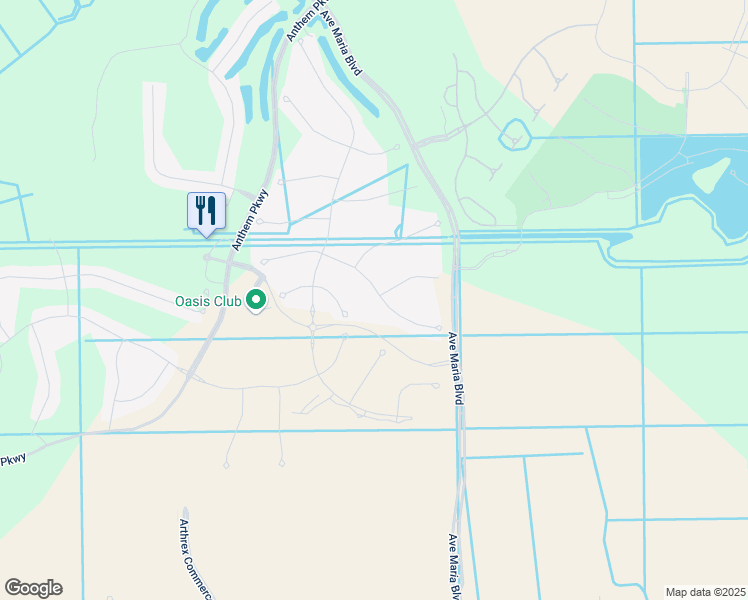map of restaurants, bars, coffee shops, grocery stores, and more near 6161 Triumph Lane in Immokalee