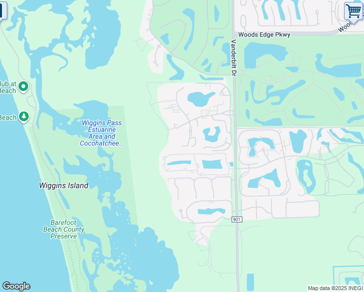 map of restaurants, bars, coffee shops, grocery stores, and more near 15172 Cedarwood Lane in Naples