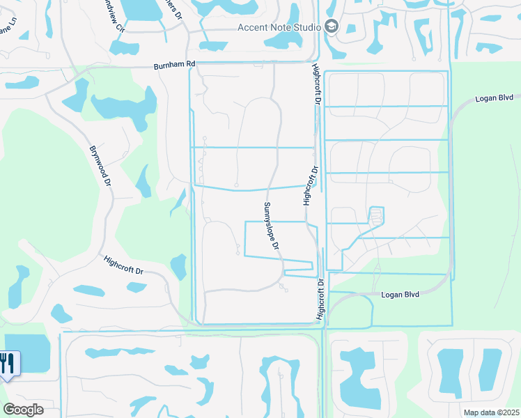 map of restaurants, bars, coffee shops, grocery stores, and more near 6025 Sunnyslope Drive in Naples