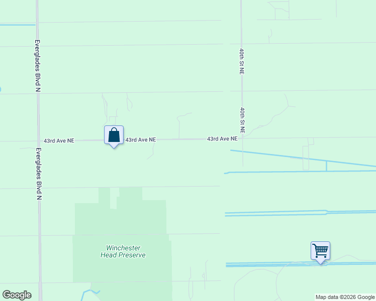map of restaurants, bars, coffee shops, grocery stores, and more near 3760 43rd Avenue Northeast in Naples