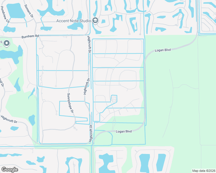 map of restaurants, bars, coffee shops, grocery stores, and more near 4322 Aurora Street in Naples