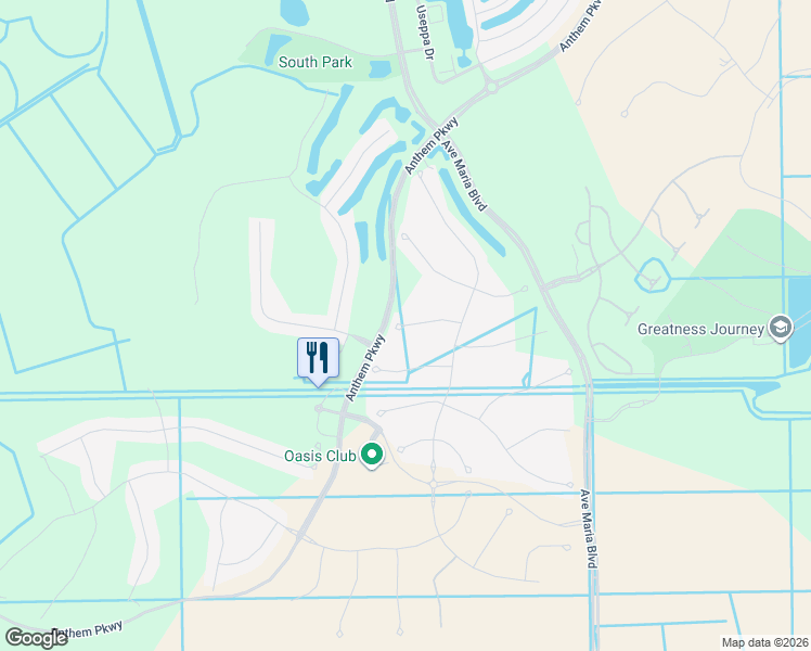 map of restaurants, bars, coffee shops, grocery stores, and more near 5829 Champion Lane in Ave Maria