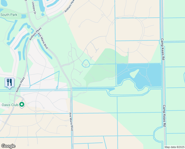 map of restaurants, bars, coffee shops, grocery stores, and more near 8010 Helena Court in Ave Maria