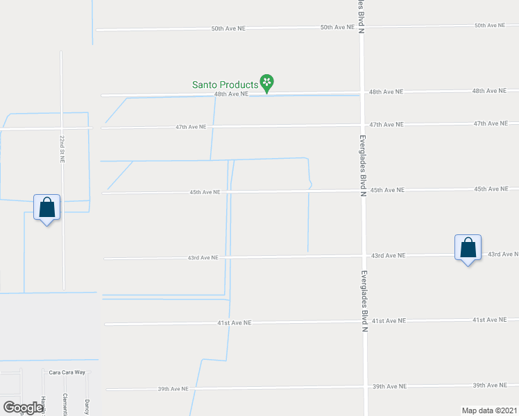 map of restaurants, bars, coffee shops, grocery stores, and more near 2790 45th Avenue Northeast in Naples