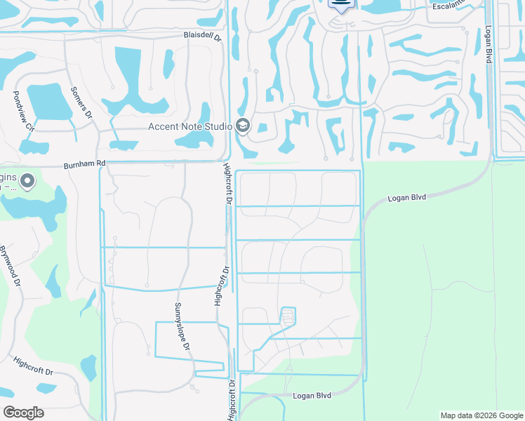 map of restaurants, bars, coffee shops, grocery stores, and more near 4481 Kensington Circle in Naples