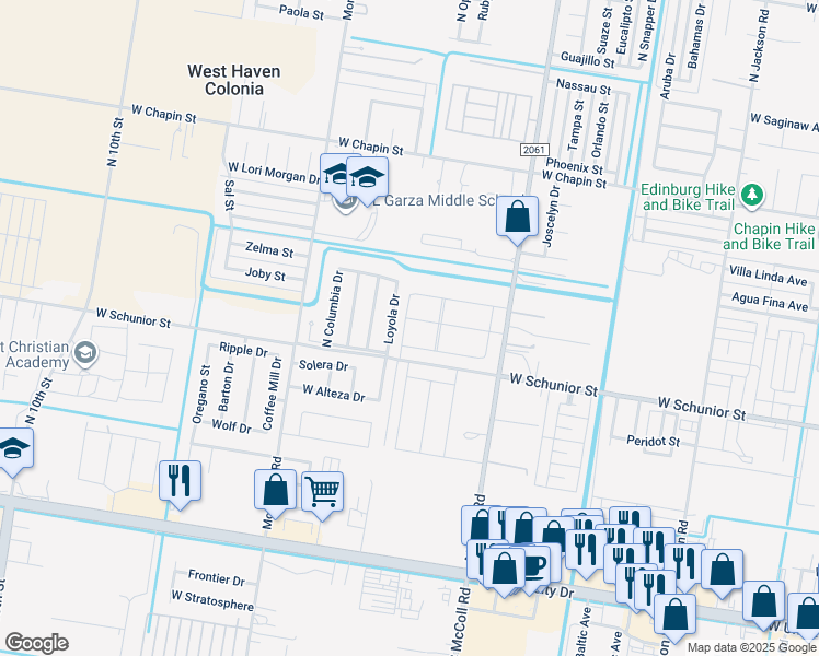 map of restaurants, bars, coffee shops, grocery stores, and more near in 