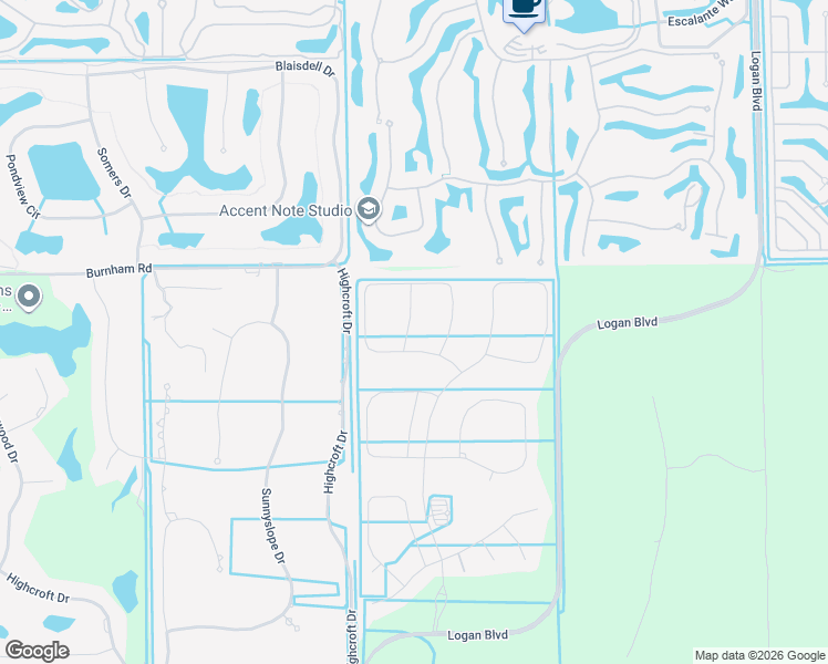 map of restaurants, bars, coffee shops, grocery stores, and more near 4481 Kensington Circle in Naples