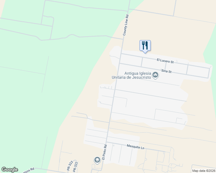 map of restaurants, bars, coffee shops, grocery stores, and more near 100 La Nina Street in Sullivan City