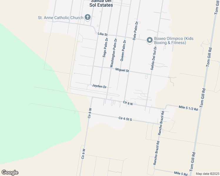 map of restaurants, bars, coffee shops, grocery stores, and more near 16520 Washington Palm Drive in Penitas