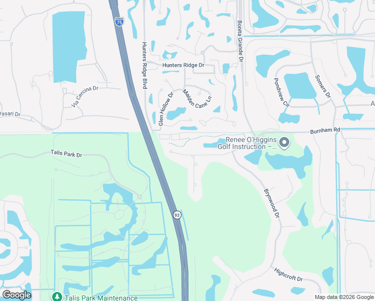 map of restaurants, bars, coffee shops, grocery stores, and more near 6359 Burnham Road in Naples