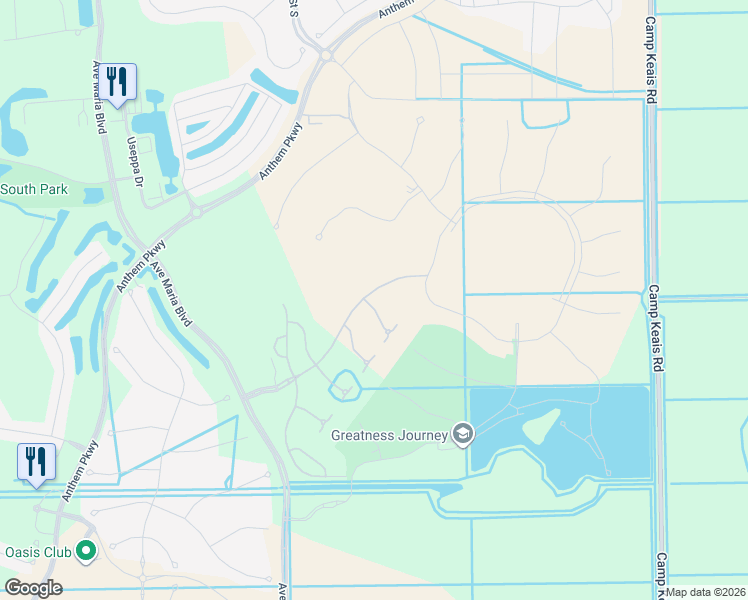 map of restaurants, bars, coffee shops, grocery stores, and more near 5484 Katia Court in Ave Maria