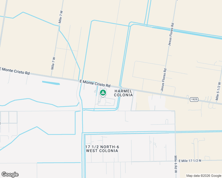 map of restaurants, bars, coffee shops, grocery stores, and more near 11009 East Monte Cristo Road in Edcouch