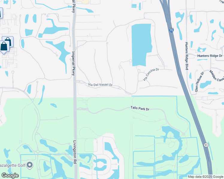 map of restaurants, bars, coffee shops, grocery stores, and more near 204 Corsia Trieste Way in Bonita Springs