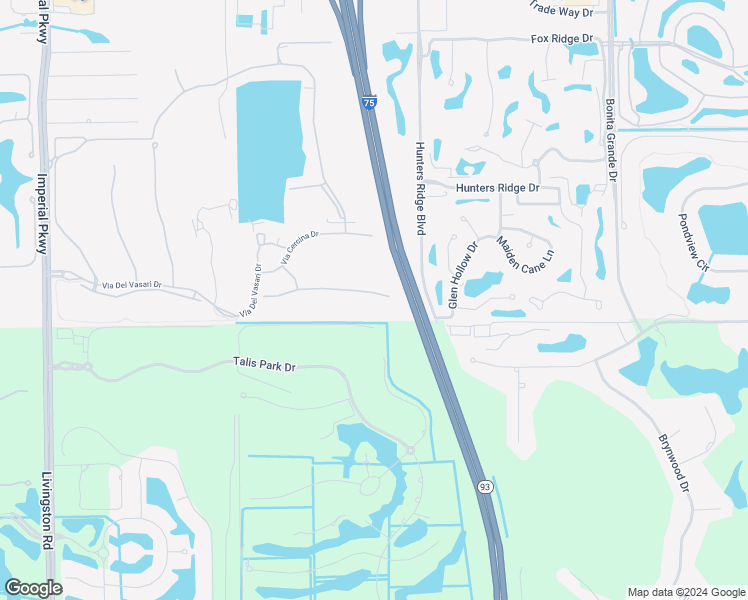 map of restaurants, bars, coffee shops, grocery stores, and more near 12260 Toscana Way in Bonita Springs