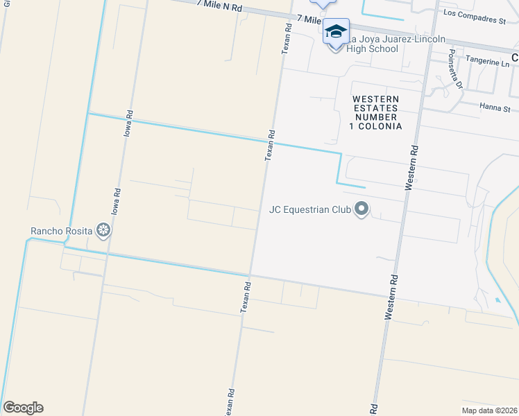 map of restaurants, bars, coffee shops, grocery stores, and more near 7427 Texan Road in Mission