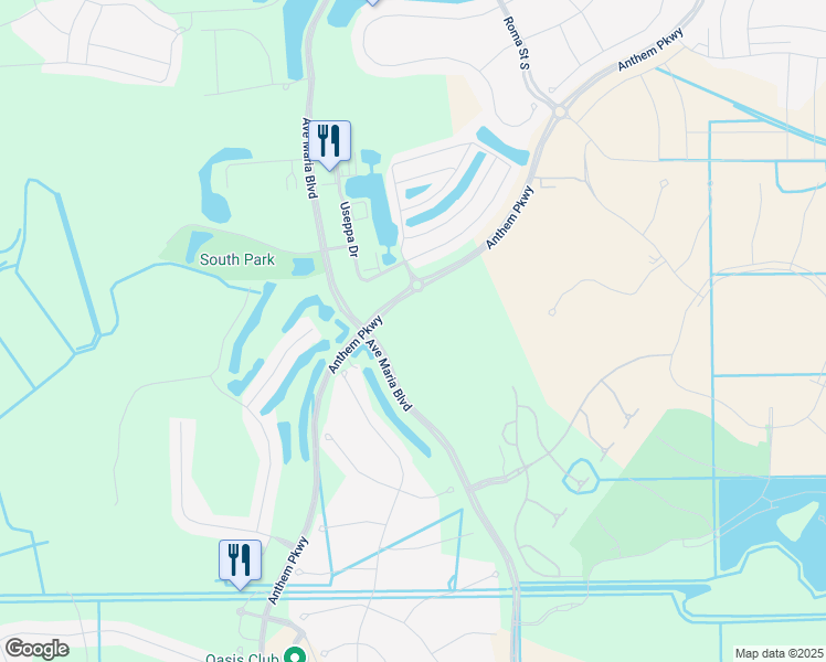 map of restaurants, bars, coffee shops, grocery stores, and more near in Ave Maria