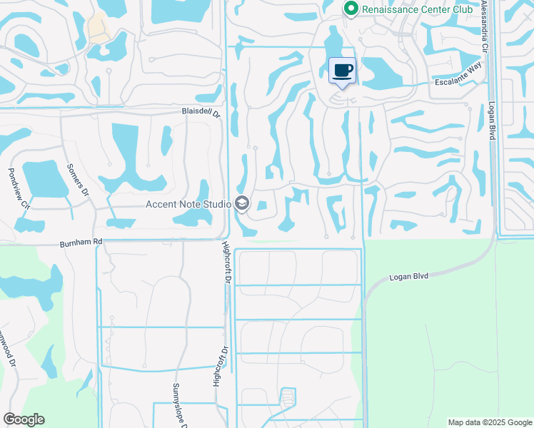 map of restaurants, bars, coffee shops, grocery stores, and more near 28614 San Lucas Lane in Bonita Springs