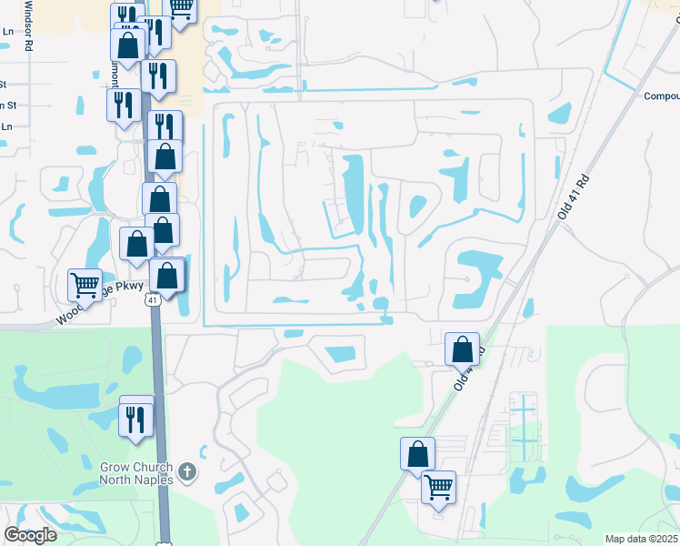 map of restaurants, bars, coffee shops, grocery stores, and more near 9890 El Greco Circle in Bonita Springs