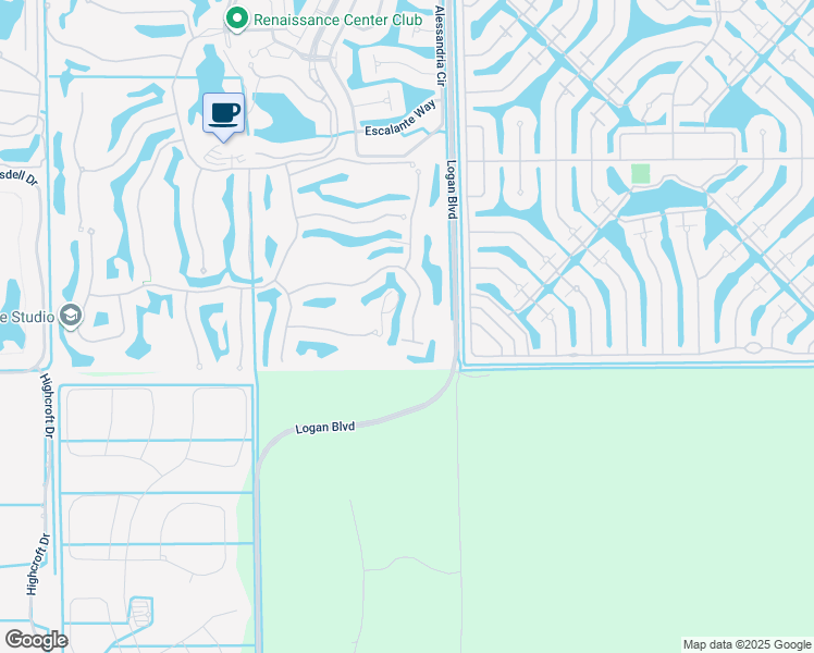 map of restaurants, bars, coffee shops, grocery stores, and more near 14677 Speranza Way in Bonita Springs
