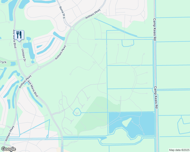map of restaurants, bars, coffee shops, grocery stores, and more near Bellerawalk Boulevard in Ave Maria