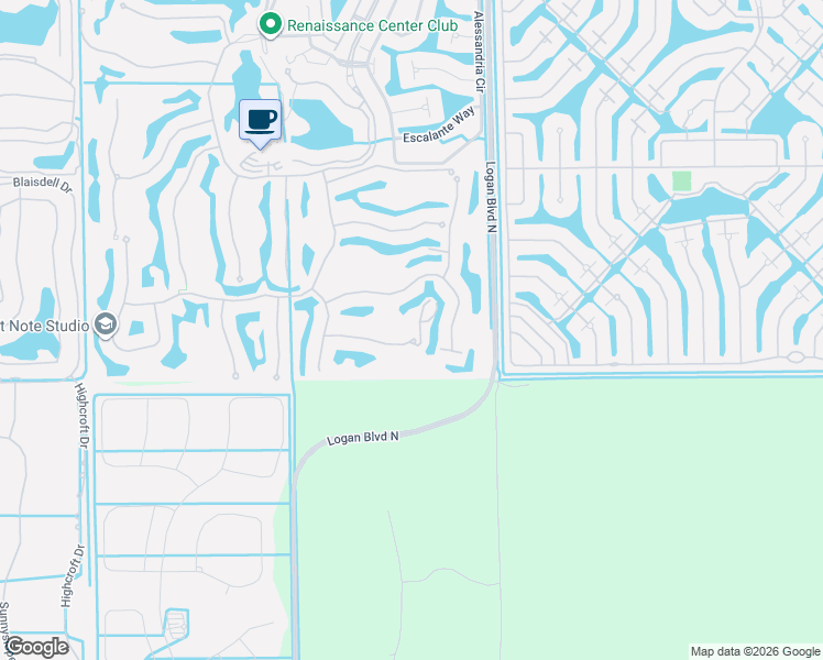map of restaurants, bars, coffee shops, grocery stores, and more near 14690 Meravi Drive in Bonita Springs