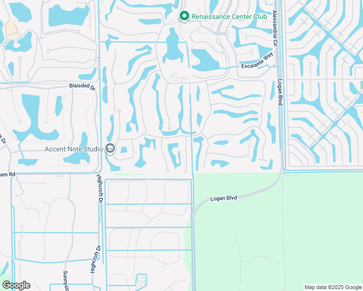 map of restaurants, bars, coffee shops, grocery stores, and more near 23632 Via Carino Lane in Bonita Springs