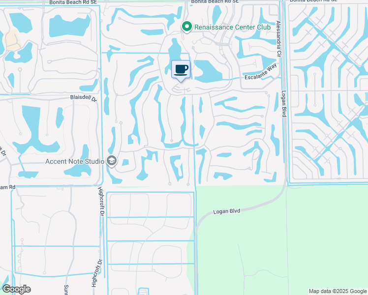 map of restaurants, bars, coffee shops, grocery stores, and more near 28551 Raffini Lane in Bonita Springs