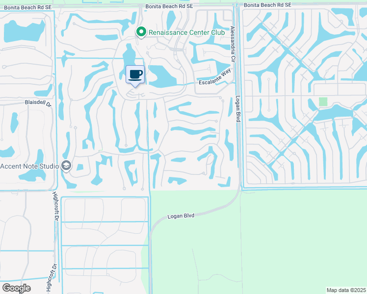 map of restaurants, bars, coffee shops, grocery stores, and more near 14542 Speranza Way in Bonita Springs