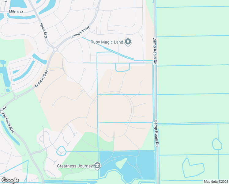 map of restaurants, bars, coffee shops, grocery stores, and more near Bellerawalk Boulevard in Ave Maria