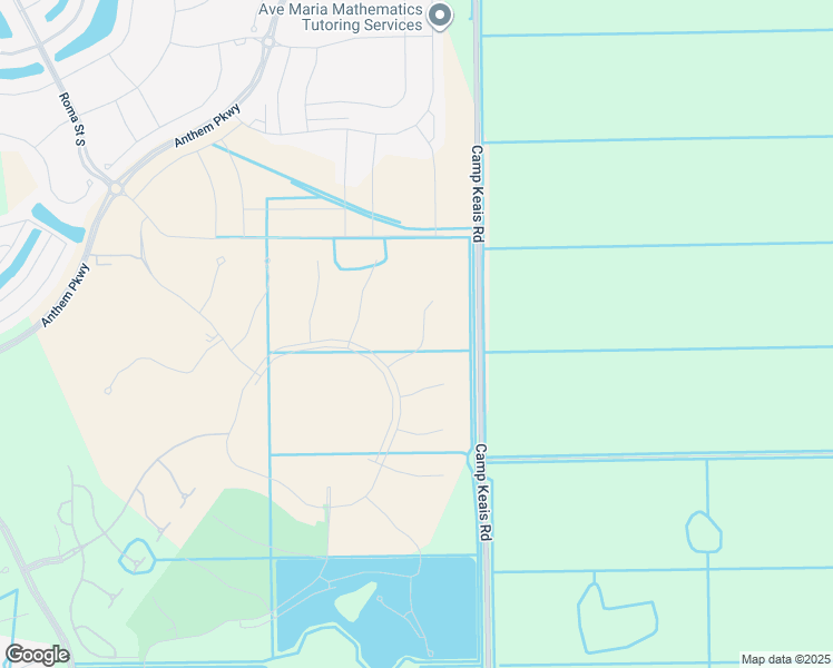 map of restaurants, bars, coffee shops, grocery stores, and more near 5289 Camp Keais Road in Ave Maria
