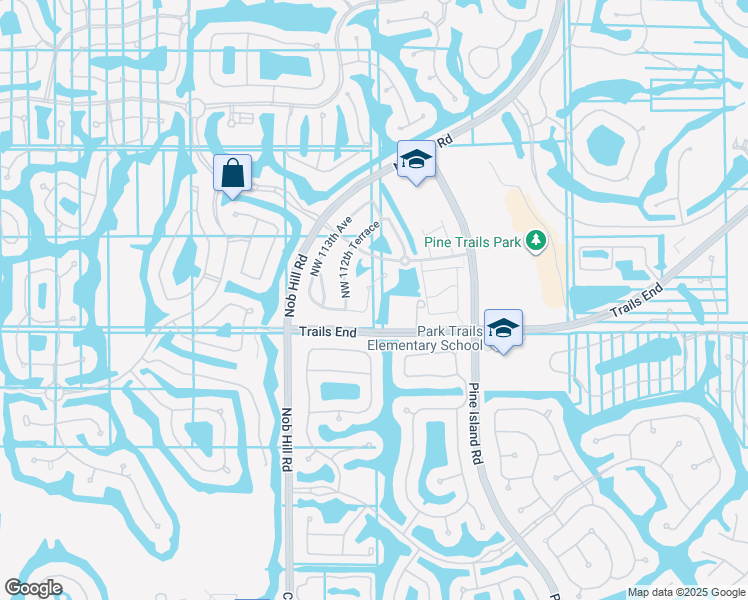 map of restaurants, bars, coffee shops, grocery stores, and more near 11144 Northwest 72nd Place in Parkland