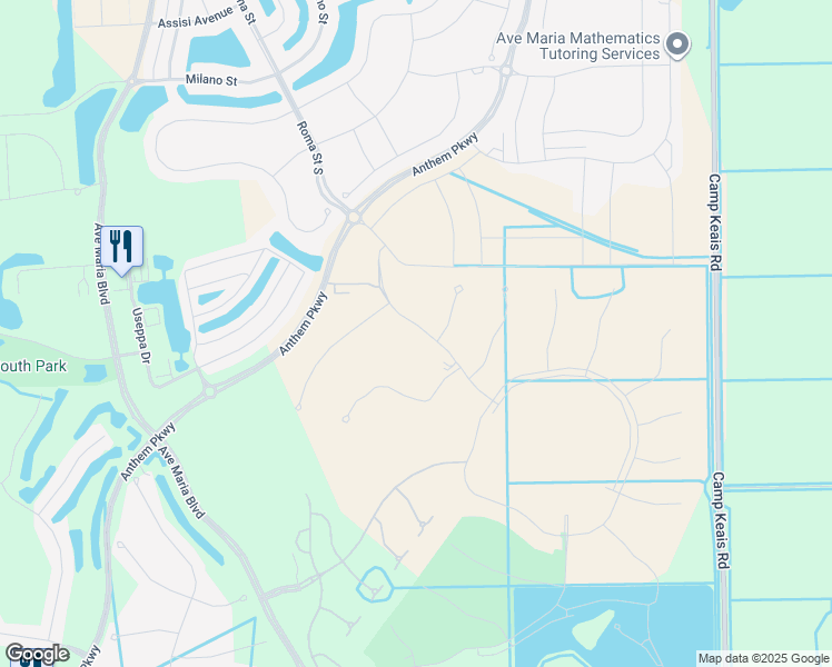 map of restaurants, bars, coffee shops, grocery stores, and more near Bellerawalk Boulevard in Immokalee