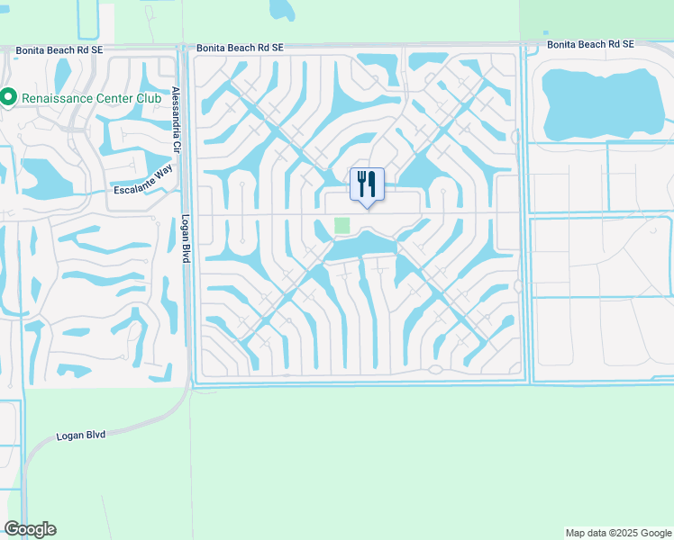 map of restaurants, bars, coffee shops, grocery stores, and more near 28612 Wahoo Drive in Bonita Springs