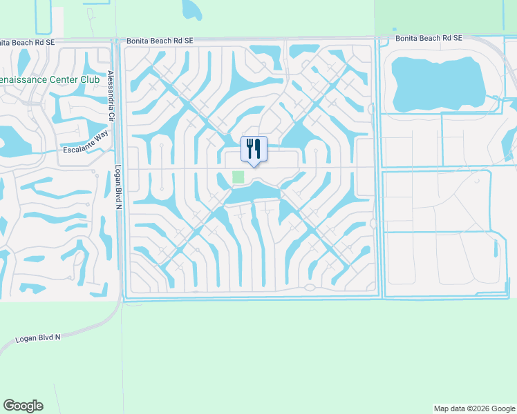 map of restaurants, bars, coffee shops, grocery stores, and more near 28836 Vermillion Lane in Bonita Springs