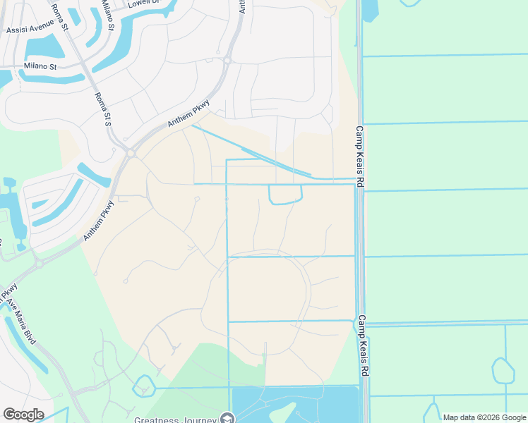 map of restaurants, bars, coffee shops, grocery stores, and more near Unnamed Road in Ave Maria