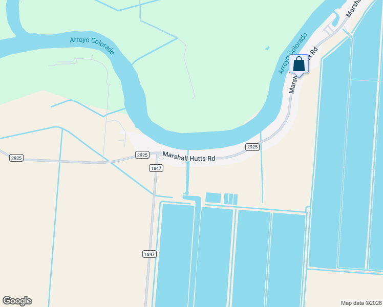 map of restaurants, bars, coffee shops, grocery stores, and more near 35465 Marshall Hutts Road in Rio Hondo