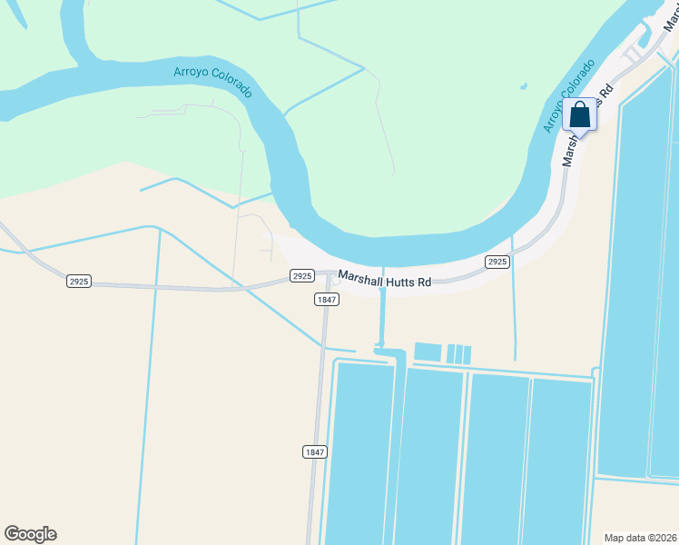 map of restaurants, bars, coffee shops, grocery stores, and more near 35449 Marshall Hutts Rd in Rio Hondo