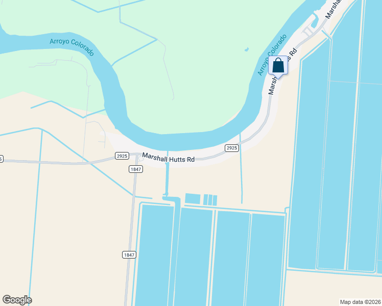 map of restaurants, bars, coffee shops, grocery stores, and more near 35593 Marshall Hutts Road in Rio Hondo