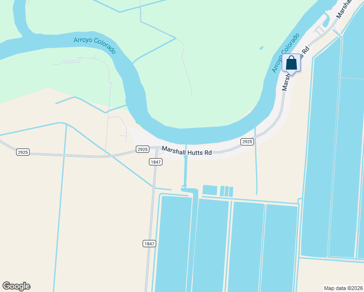 map of restaurants, bars, coffee shops, grocery stores, and more near 35465 Marshall Hutts Road in Rio Hondo