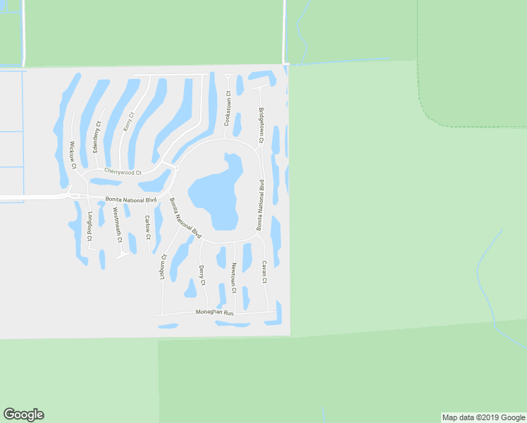 map of restaurants, bars, coffee shops, grocery stores, and more near 17936 Bonita National Boulevard in Bonita Springs
