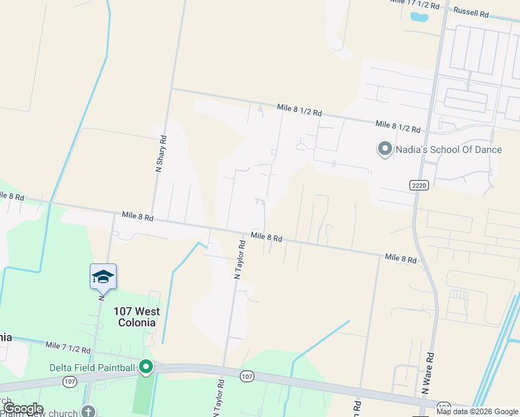 map of restaurants, bars, coffee shops, grocery stores, and more near 12717 Los Terrazos Boulevard in Edinburg