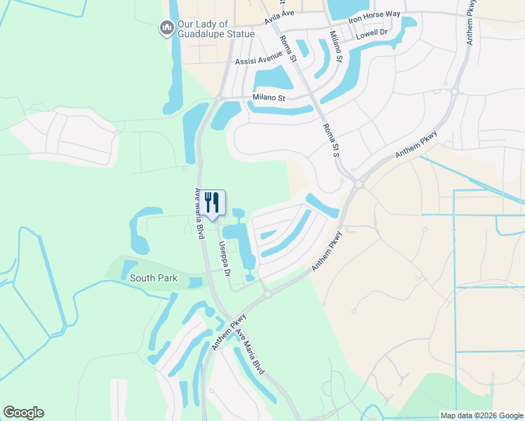 map of restaurants, bars, coffee shops, grocery stores, and more near 5183 Beckton Road in Ave Maria